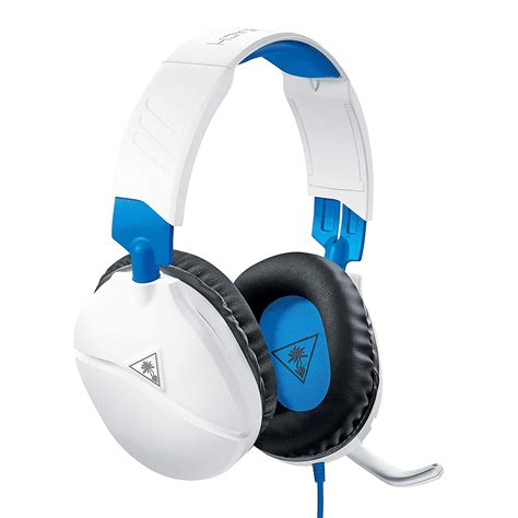 Turtle Beach Recon White Gaming Headset Blue Cute Gaming Decor