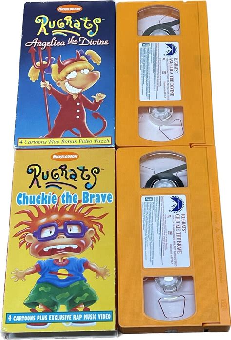 Rugrats Chuckie The Brave Angelica The Divine 1996 VHS 90s Retro