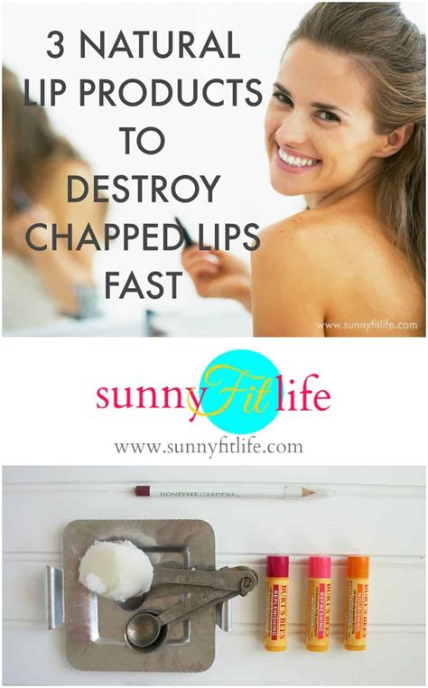 3 Natural Lip Beauty Products To Destroy Chapped Lips Fast