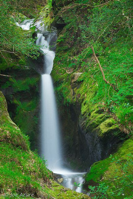 Mountain Fall Beautiful Waterfalls Ireland Travel Waterfall