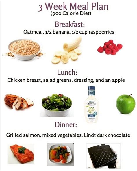 900 Calorie Meal Plan Printable