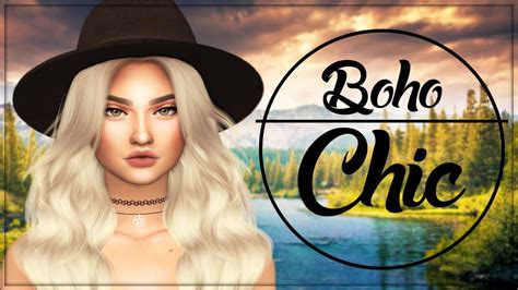 The Sims 4 Boho Chic Cas Full Cc List Youtube