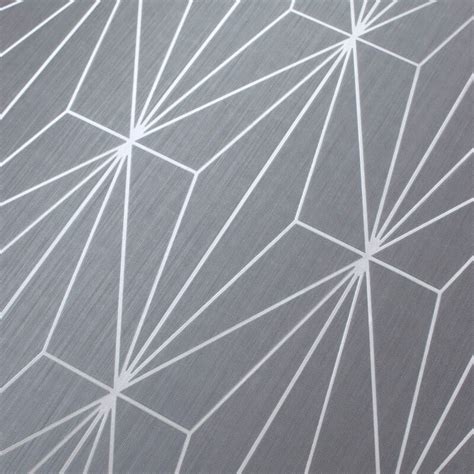 Here are only the best dark gray wallpapers. Kayla Metallic Geometric Wallpaper Gunmetal Grey Muriva 703014