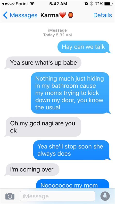 Two Texts That Are Being Shared To Someone On Their Cell Phone One Has