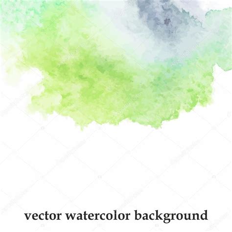 Green Watercolor Splash — Stock Vector © Oaurea 44831831