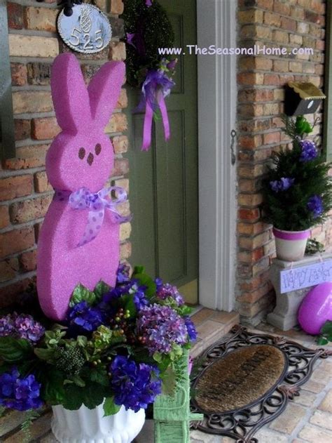 Diy Giant Peeps Decor Easter Bunny Crafts Easter Peeps Easter Time