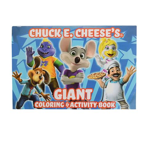 Giant Kids Coloring And Activity Book Chuck E Cheese Store