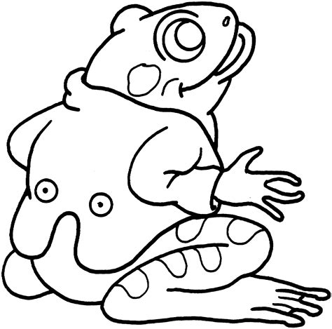 Free Frog Coloring Pages