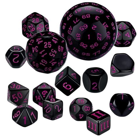 Pieces Complete Polyhedral Dnd Dice Set D D Spherical Rpg Dice Set For Role Playing Table