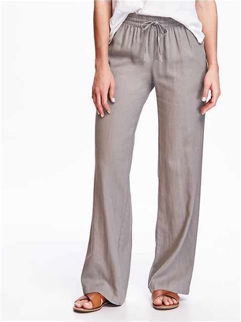 Womens New Arrivals The Latest Fashions For Her Old Navy Linen Trouser Pants Navy Linen
