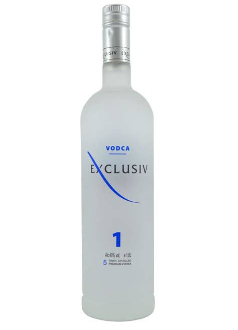 Exclusiv Vodka 5 Times Distiled 1 L 】 Vinos Baco