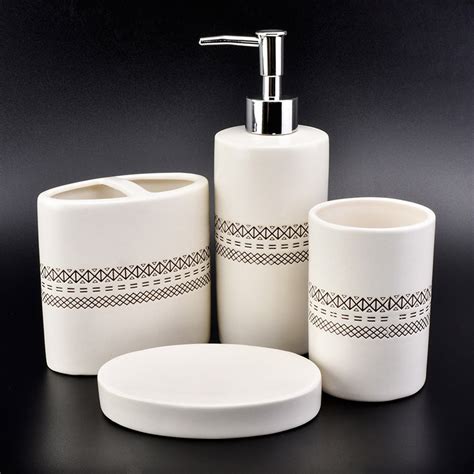 Luxury Ceramic Bathroom Accessories Sets On