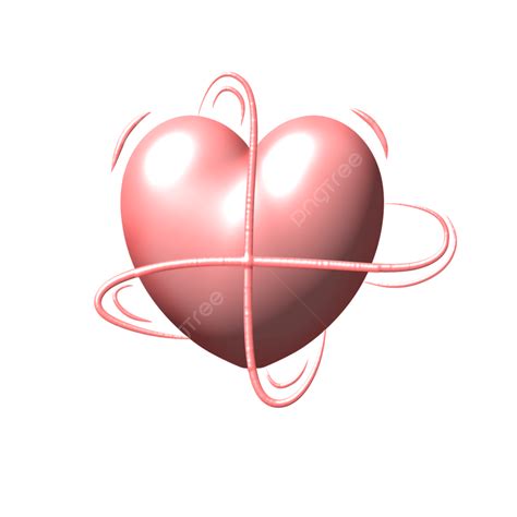 Heart Shape 3d Vector 3d Heart Shape Love 3d Heart Heart Png Image