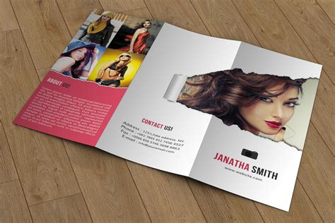 Trifold Photography Brochure V254 By Template Shop On Creativemarket