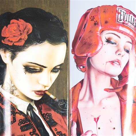 Brian Viveros Art Print Bad Blood Bull Fight Her 2 Deck Set 1xrun