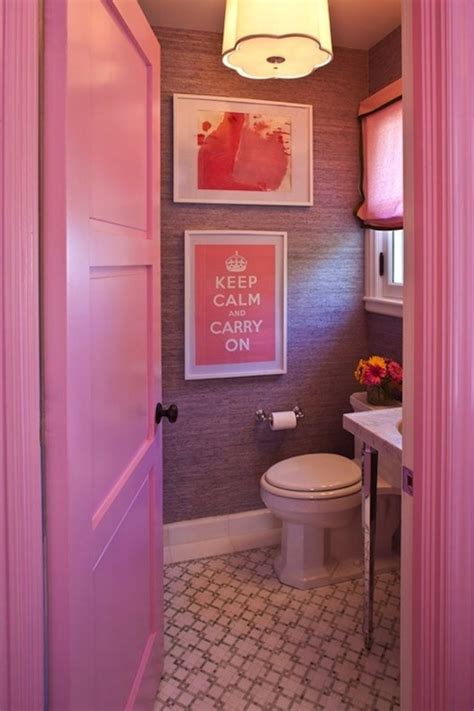 Even a toilet paper holder can add to. Pink Girl's Bathroom - Contemporary - bathroom - Grant K ...