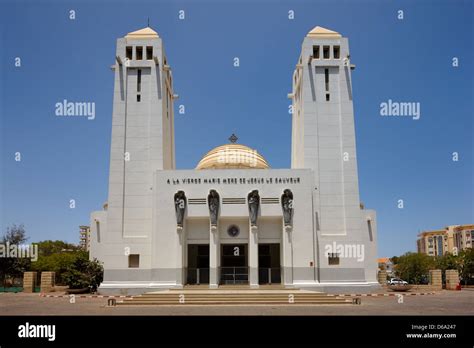 Cathedral Of Dakar Senegal Africa Stock Photo Alamy
