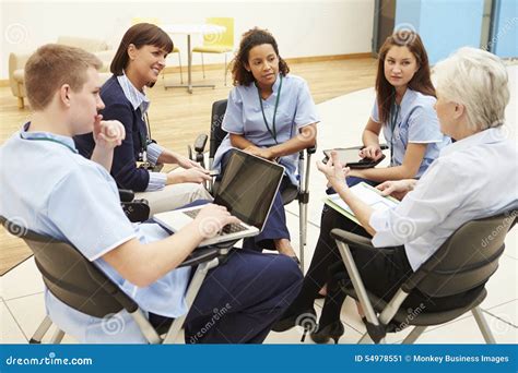 Members Of Medical Staff In Meeting Together Stock Image Image Of Meeting Consultant 54978551