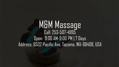 Best Asian Massage In Tacoma The Mandm Massage Center Youtube