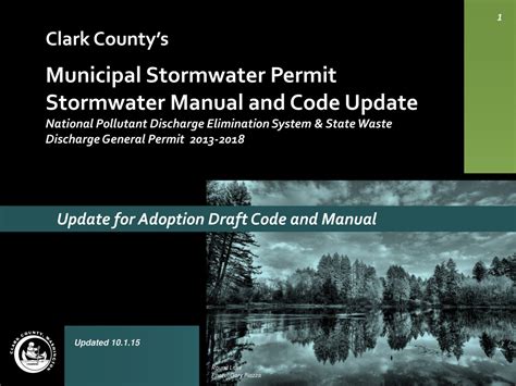 Ppt Clark Countys Municipal Stormwater Permit Powerpoint