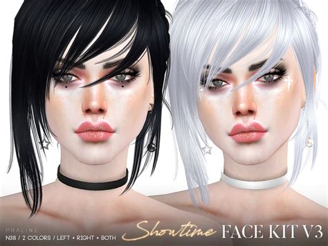 Showtime Face Kit V3 N38 By Pralinesims At Tsr Sims 4 Updates