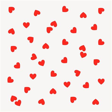 Red Heart Sticker Cute Valentines Free Vector Rawpixel