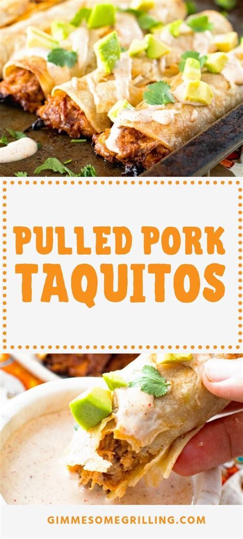Simple, but flavorful, this dish is an impressive meal any time of year. Pulled Pork Taquitos are a quick and easy weeknight dinner ...
