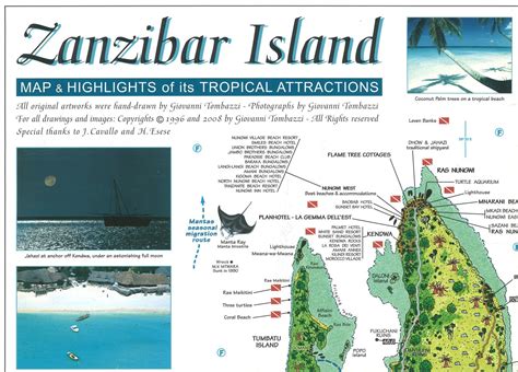 Zanzibar Island Tanzania By Gt Maps