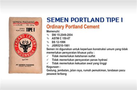 Sell Portland Cement Type I from Indonesia by PT Semen Padang,Cheap Price