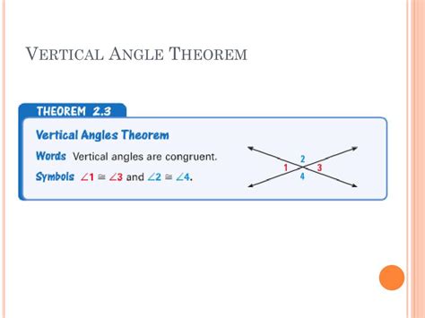 Ppt 24 Vertical Angles Powerpoint Presentation Free Download Id