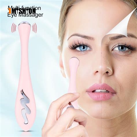 Electric Face Eye Massager Pen Anti Aging Vibration Wrinkle Dark Circle Pouch Remover Eyes Spa