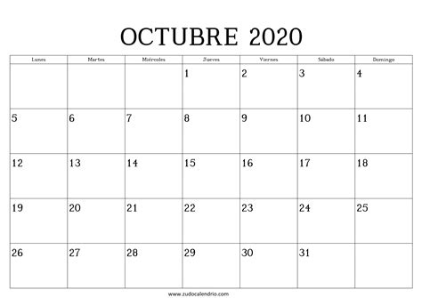 Calendario Mar 2021 Calendario Octubre 2021