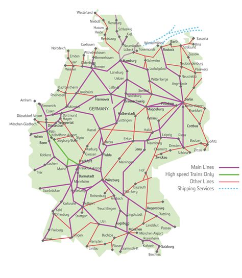 Map Of Germany Train Routes