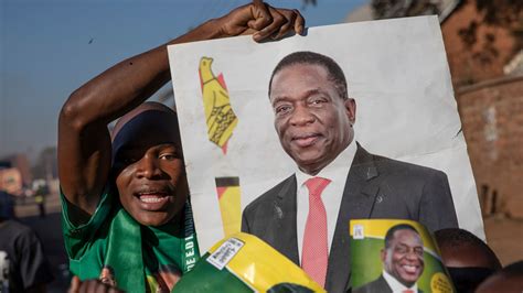 Zimbabwes President Mnangagwa Must Defend Fake And Unverified Election World News Sky News