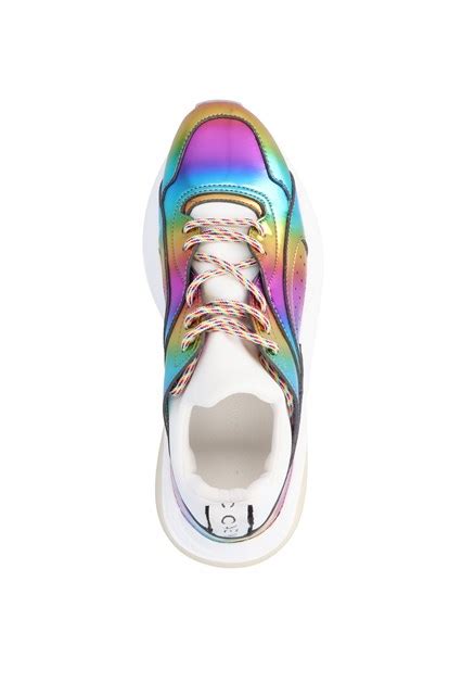 Stella Mccartney Eclypse Metallic Rainbow Sneakers Ovesro