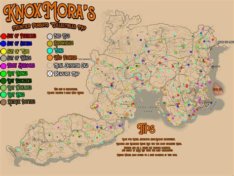 Knoxmoras Frontier Pursuits Collectibles Map Reddeadonline