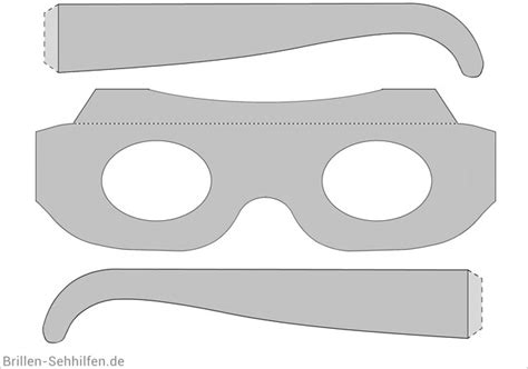 Verschiedene kleeblatt vorlagen als schablone zum ausdrucken und ausmalen. Eine Brille basteln (Vorlage & Anleitung)