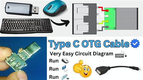 How To Make Type C Otg Cable। Type C Otg Cable Wiring Diagram Circuit