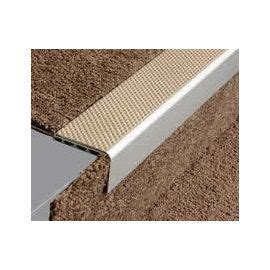 ✓ see all colors here. Aluminium Square Anti Slip Carpet Stair Edge Nosing - 2.5m