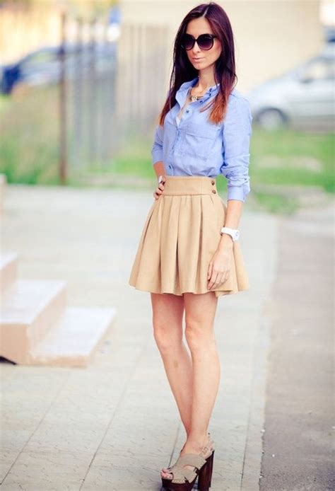 How To Get The Preppy Chic Look Aelida Preppy Skirt Fashion Chic
