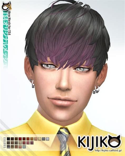 Kijiko Sims Short Hair With Heavy Bangs For Him Short Hair Styles