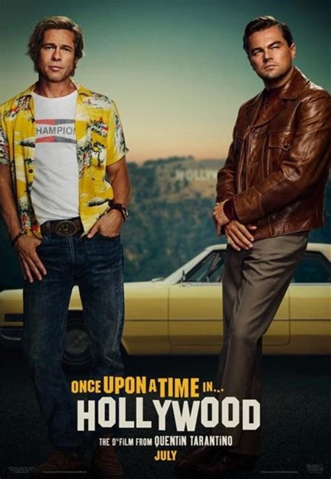 DiCaprio y Brad Pitt, en el primer póster de la nueva de Tarantino