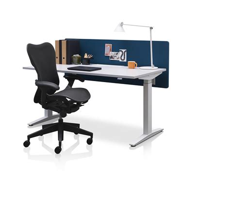 Herman Miller Ratio Sit Stand Desk Office Furniture Scene