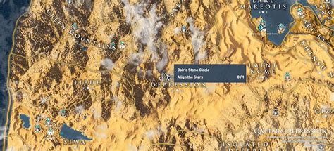 Assassins Creed Origins Stone Circles Map Maping Resources