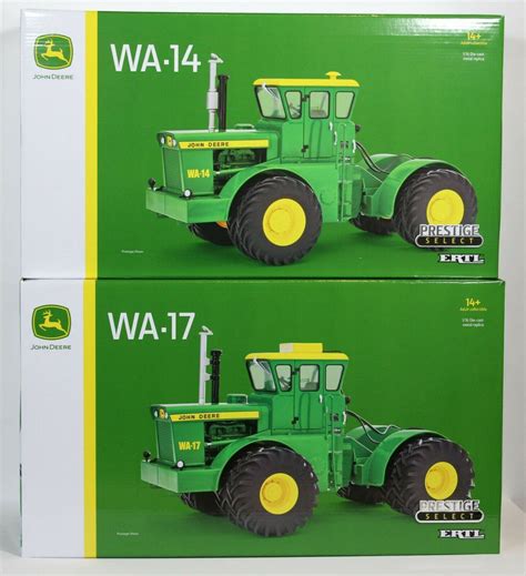 2022 Ertl 116 Only John Deere Wa 14 And Wa 17 Wagner Tractor Set Prest