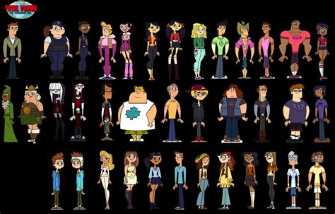 Total Drama Presents The Ridonculous Race Cast By Tomyucho On Deviantart