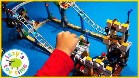 Lego Pirate Roller Coaster Fun Toy Trains And Toy Cars Youtube