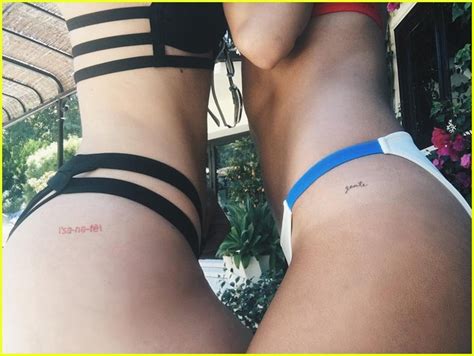 Kendall Kylie Jenner Grab Each Other S Butts In Their Bikinis Photo