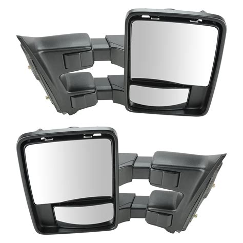 Trail Ridge® Tr00252 Driver And Passenger Side Manual Towing Mirror Set Foldaway