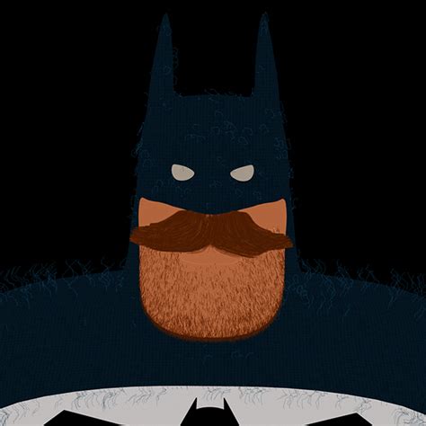 Batman With A Mustache On Behance